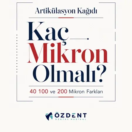 Artikülasyon Kağıdı Kaç Mikron Olmalı? 40 100 ve 200 Mikron Farkları