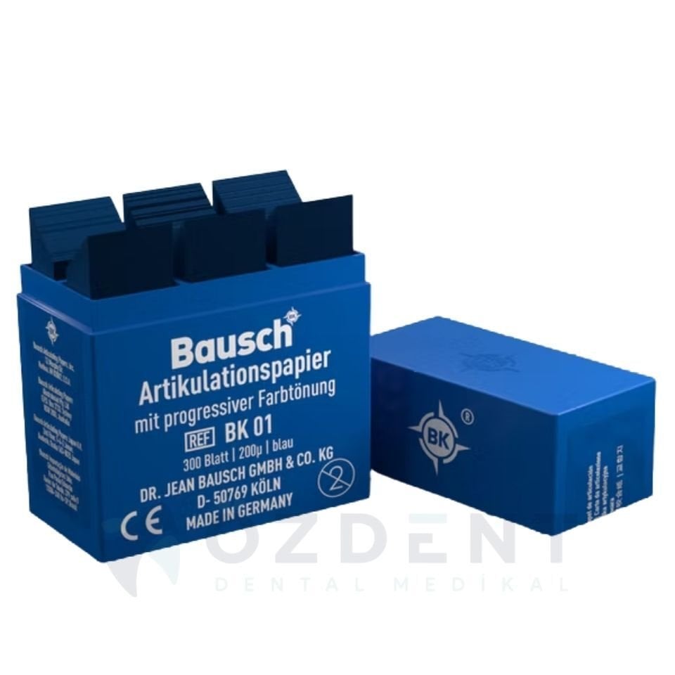 Bausch BK01 Mavi Artikülasyon Kağıdı 200 Mikron