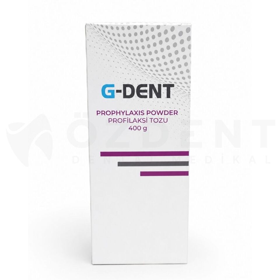 G-DENT Profilaksi Tozu Limon Aromalı 400 Gr | Hava Polisaj Tozu