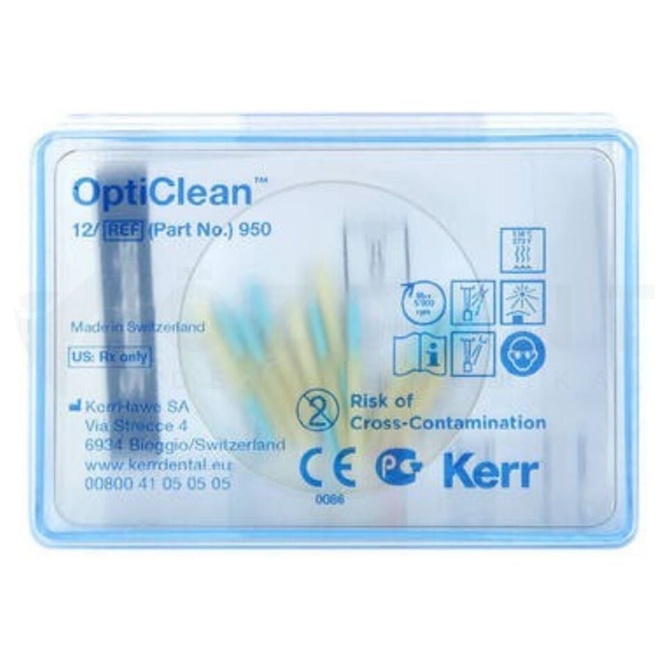 Kerr Opticlean Ref950 Geçici Temizleme Frezi - 12 Adet