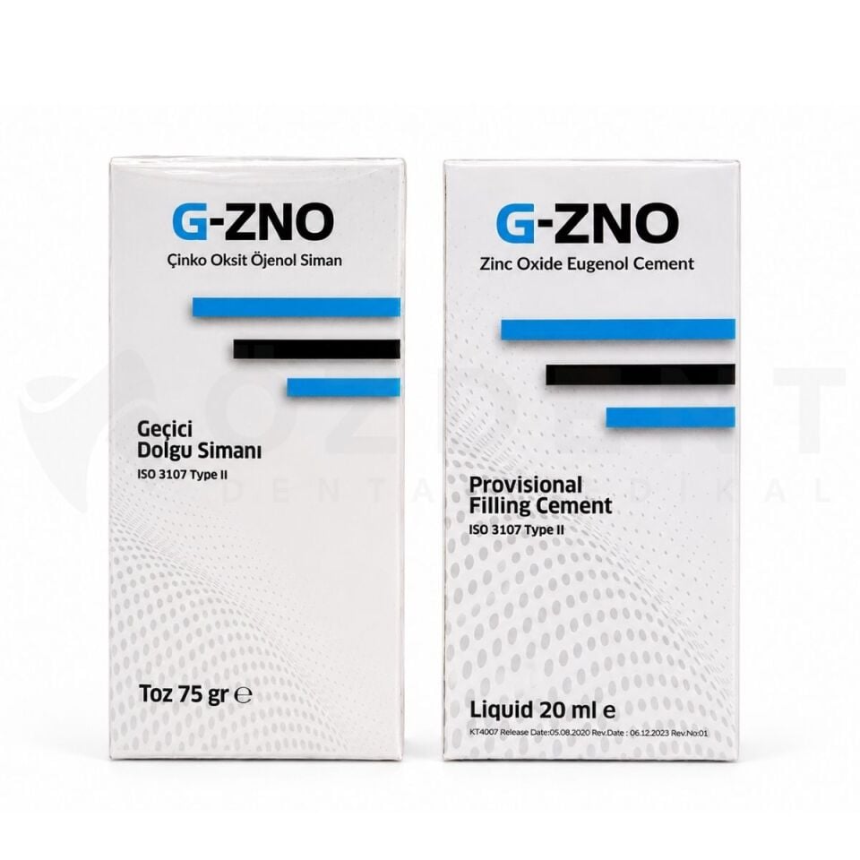 G-ZNO Çinko Oksit Öjenol Siman Takım