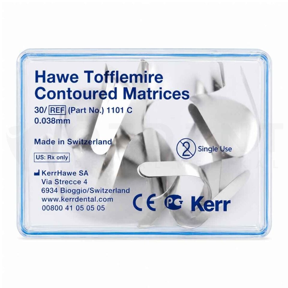 Hawe Tofflemire Konturlu Matris 0,05 mm 1101C