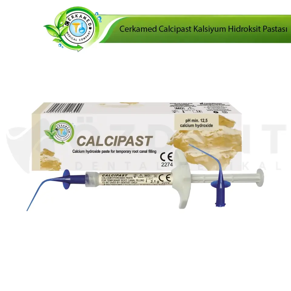 Cerkamed Calcipast Kalsiyum Hidroksit Pastası