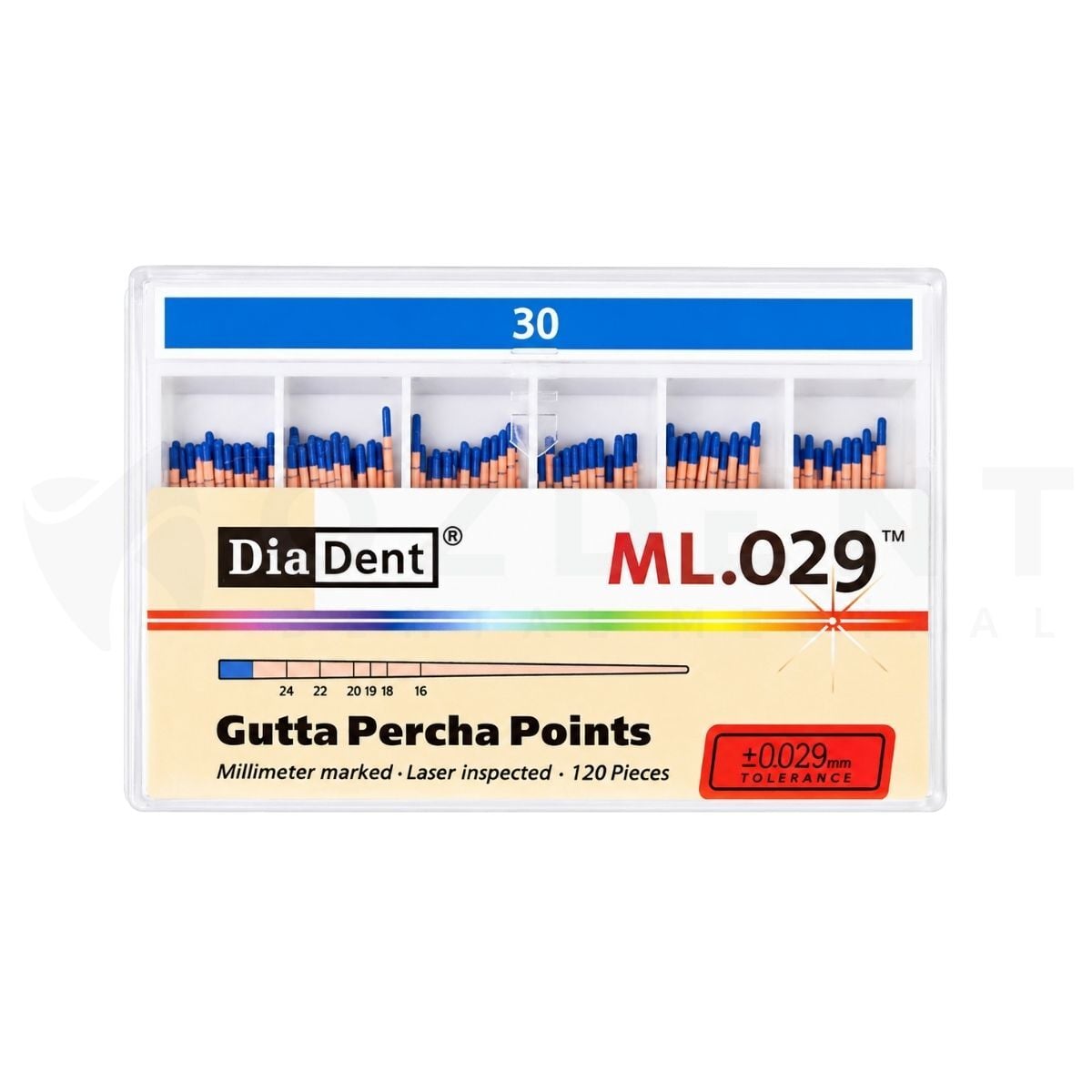 DiaDent Gutta Percha 30 - Açısız