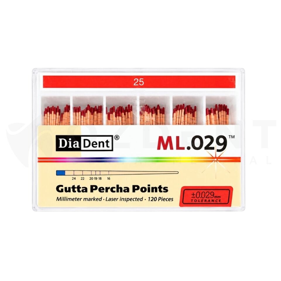DiaDent Gutta Percha 25 - Açısız