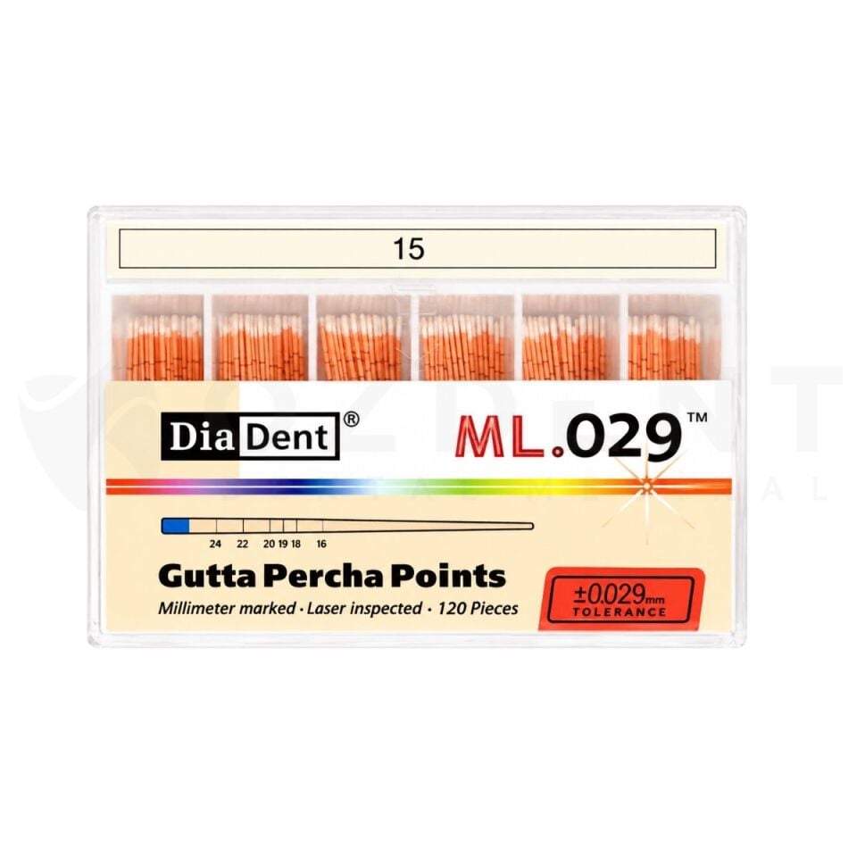 DiaDent Gutta Percha 15 - Açısız