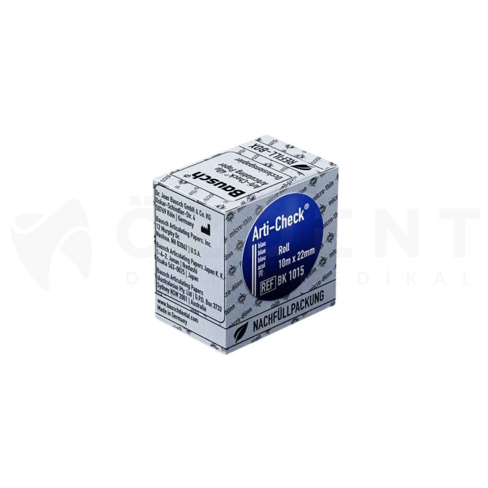 Arti-Check 40 Mikron Düz Rulo Artikülasyon Kağıdı BK1015