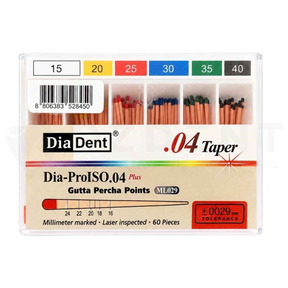 DiaDent 04-15/40 Taper Gutta Percha Point
