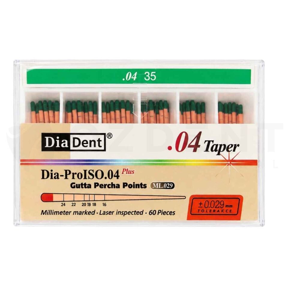 DiaDent 04-35 Taper Açılı Gutta Percha Point