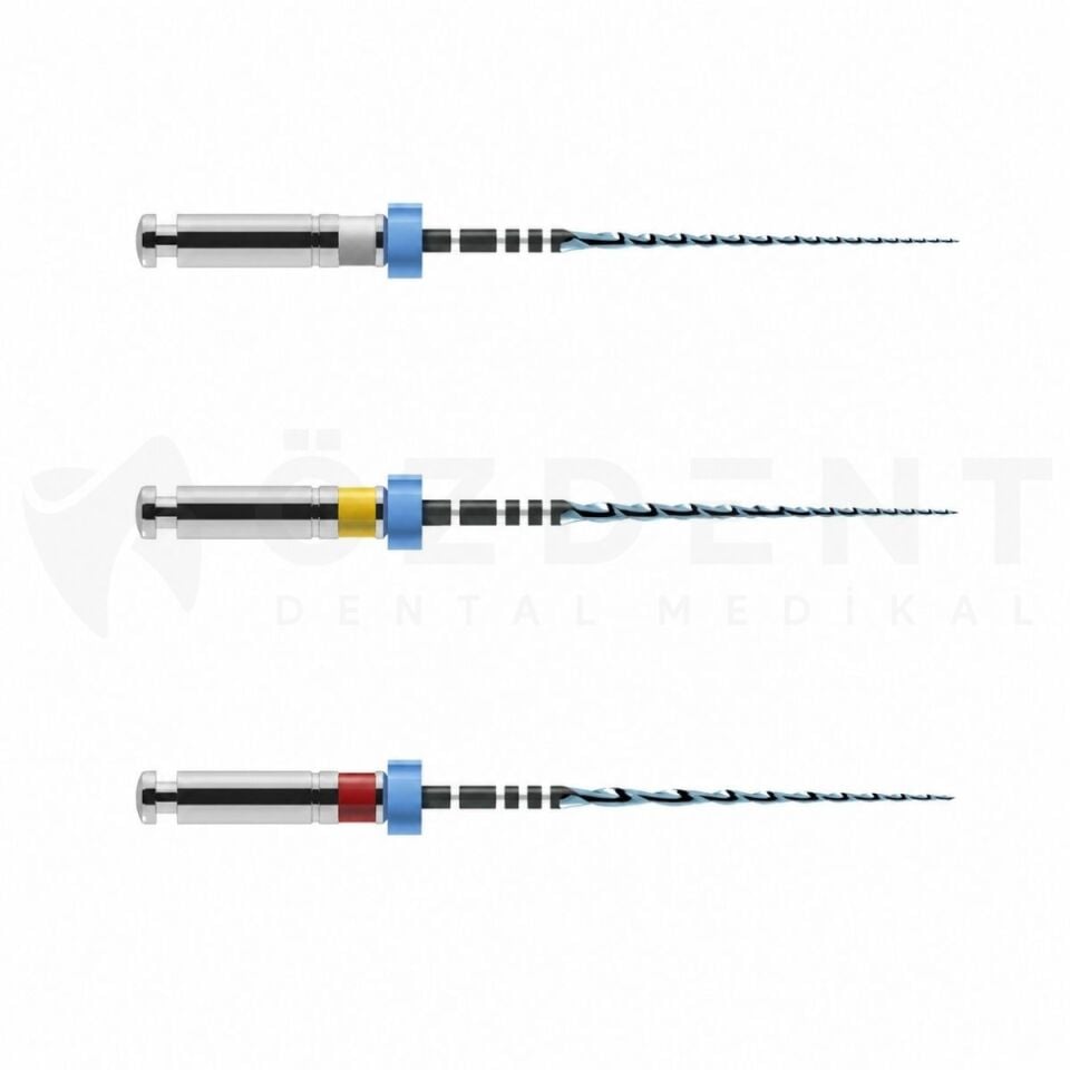 VDW Rotate Rotary Blue Kanal Eğesi 3'lü Blister