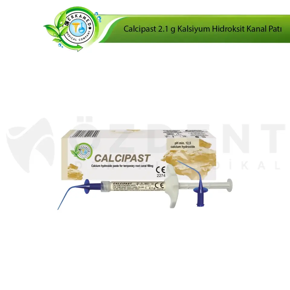 Cerkamed Calcipast 2.1 g Kalsiyum Hidroksit Kanal Patı