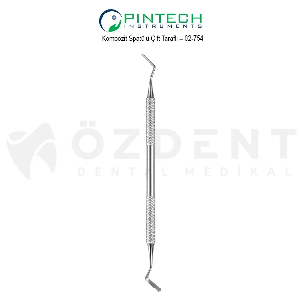 Kompozit Spatülü Çift Taraflı – 02-754 | Dental Kompozit Dolgu Spatülü