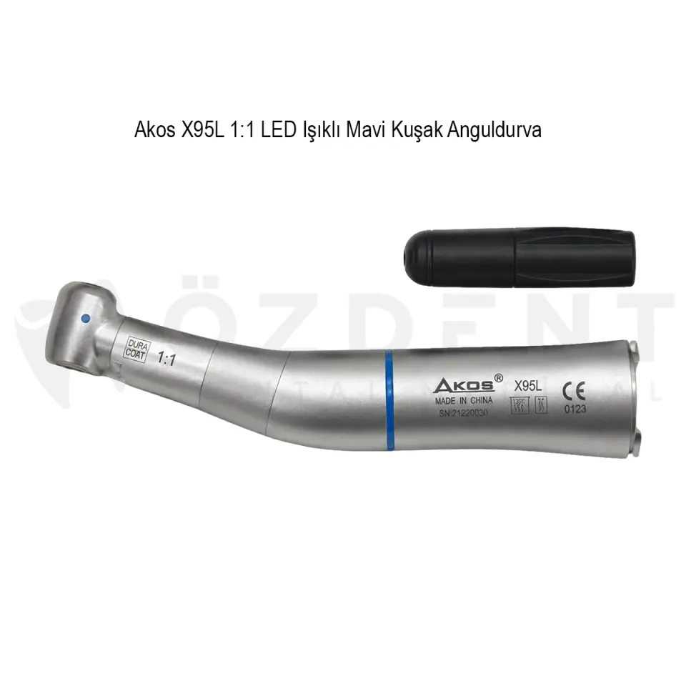 Akos X95L 1:1 LED Işıklı Mavi Kuşak Anguldurva