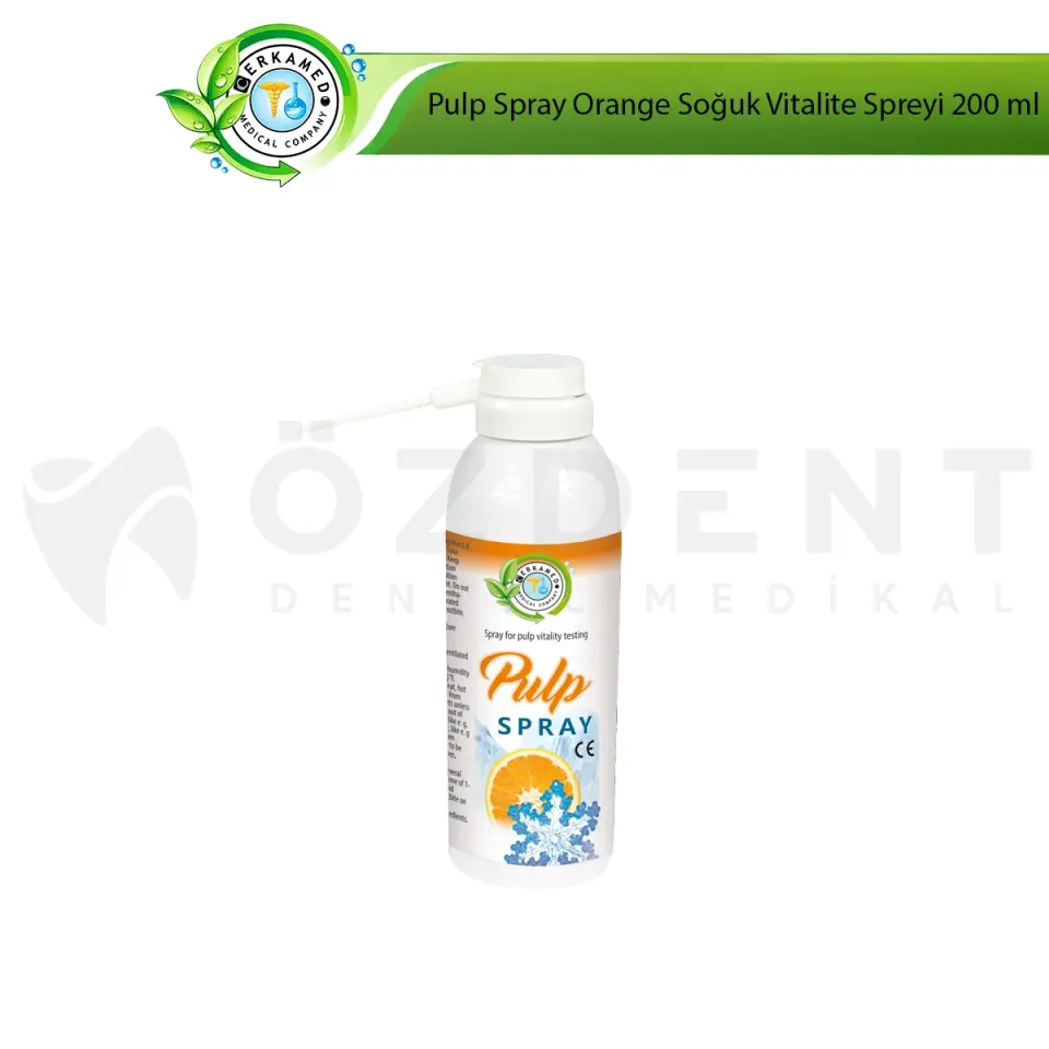 Pulp Spray Orange Dental Soğuk Vitalite Spreyi 200 ml