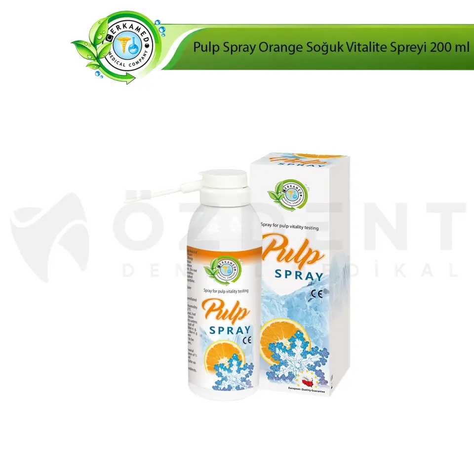 Pulp Spray Orange Dental Soğuk Vitalite Spreyi 200 ml