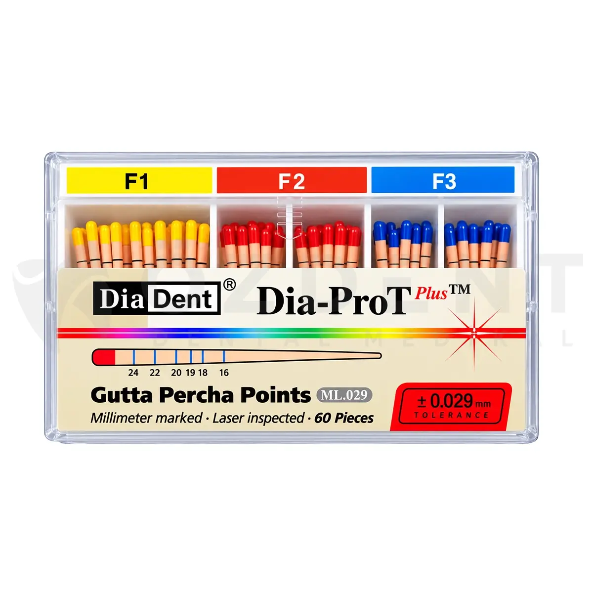 DiaDent Gutta Percha Asorti F1-F2-F3